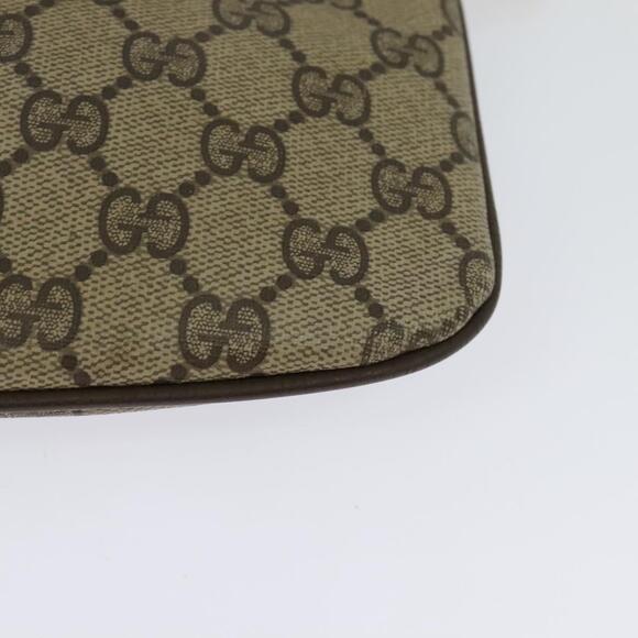 GUCCI GG Supreme Web Sherry Line Bag Pvc Beige Gold 904 02 047 - Picture 13 of 16